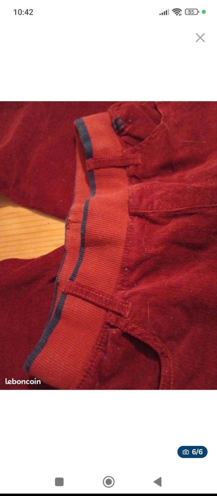 Pantalon velours sergent major - photo numéro 6