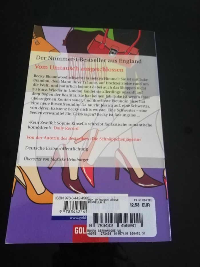 Roman en allemand "vom Umtausch ausgeschlossen" - photo numéro 2