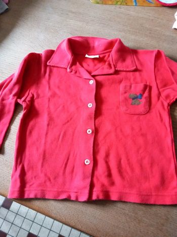 Pull coton 3ans rouge