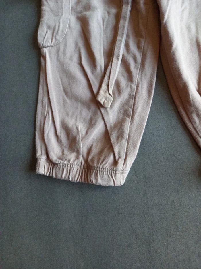 Sarouel 3/4 beige foncé fille 6 ans - photo numéro 3