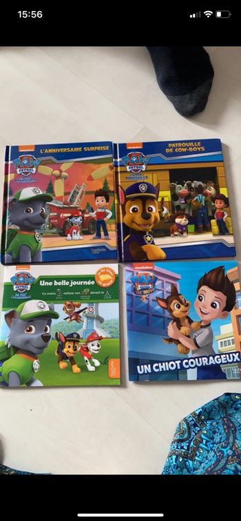 Lot 4 livres pat patrouille