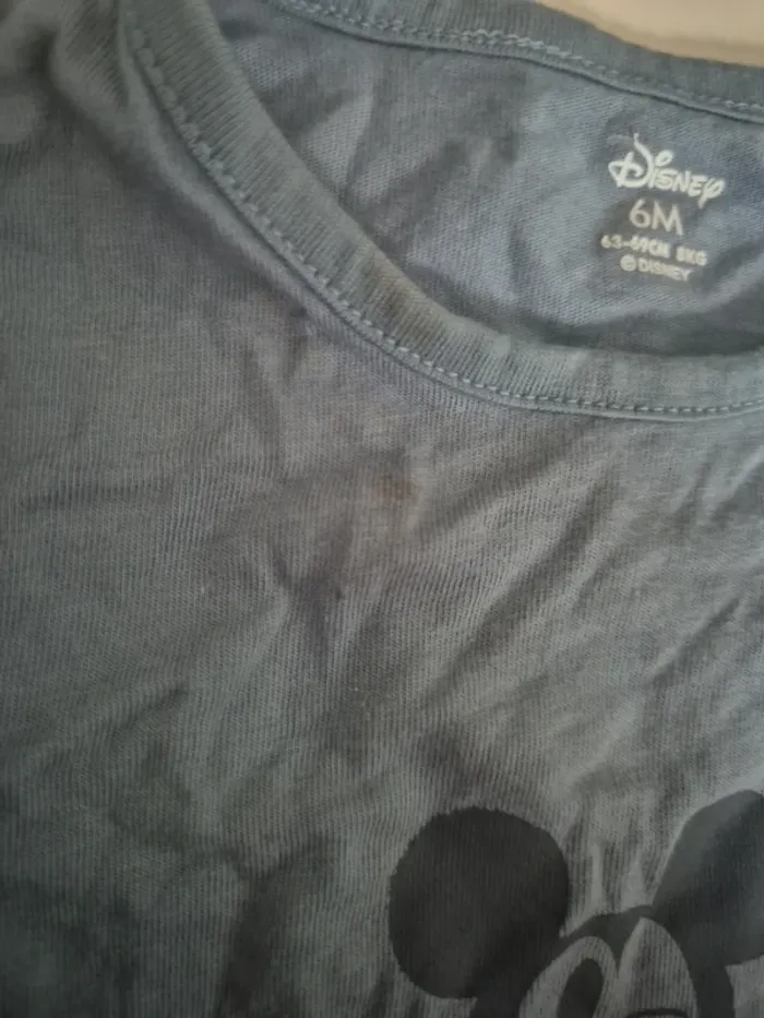 T-shirt à manches longues mickey 6 mois - photo numéro 2