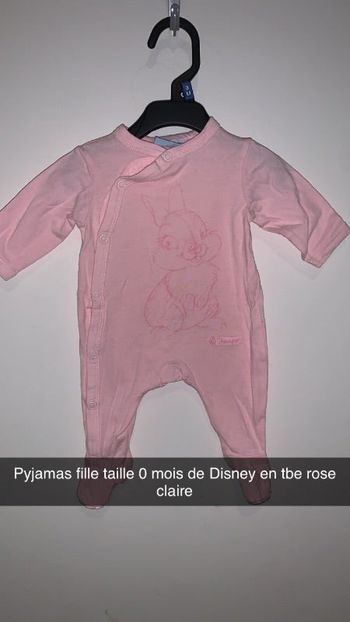 Pyjamas fille taille 0 mois
