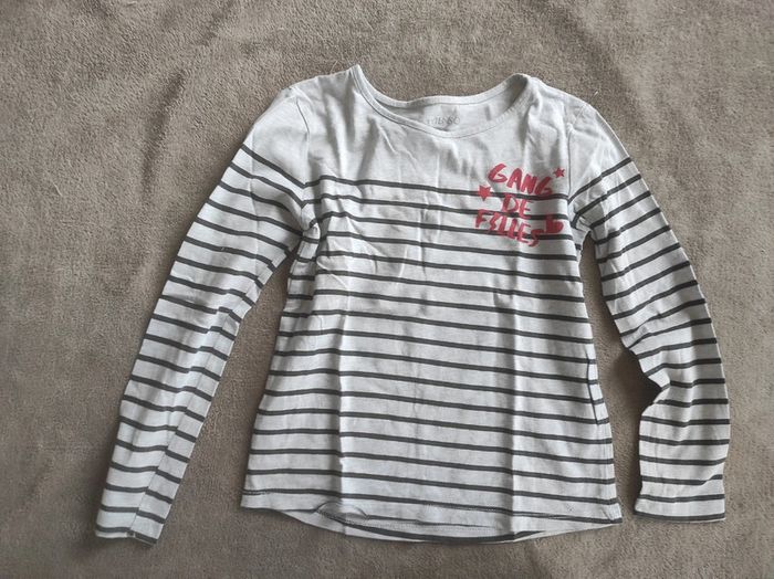 Tee-shirt manches longues fille 8 ans