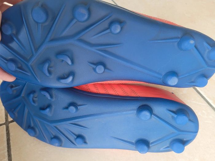Chaussures Foot Kipsta 38   rouge - photo numéro 3