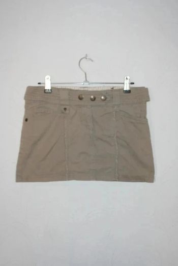 Mini-Jupe beige In Extenso taille 32 ou 12 ans