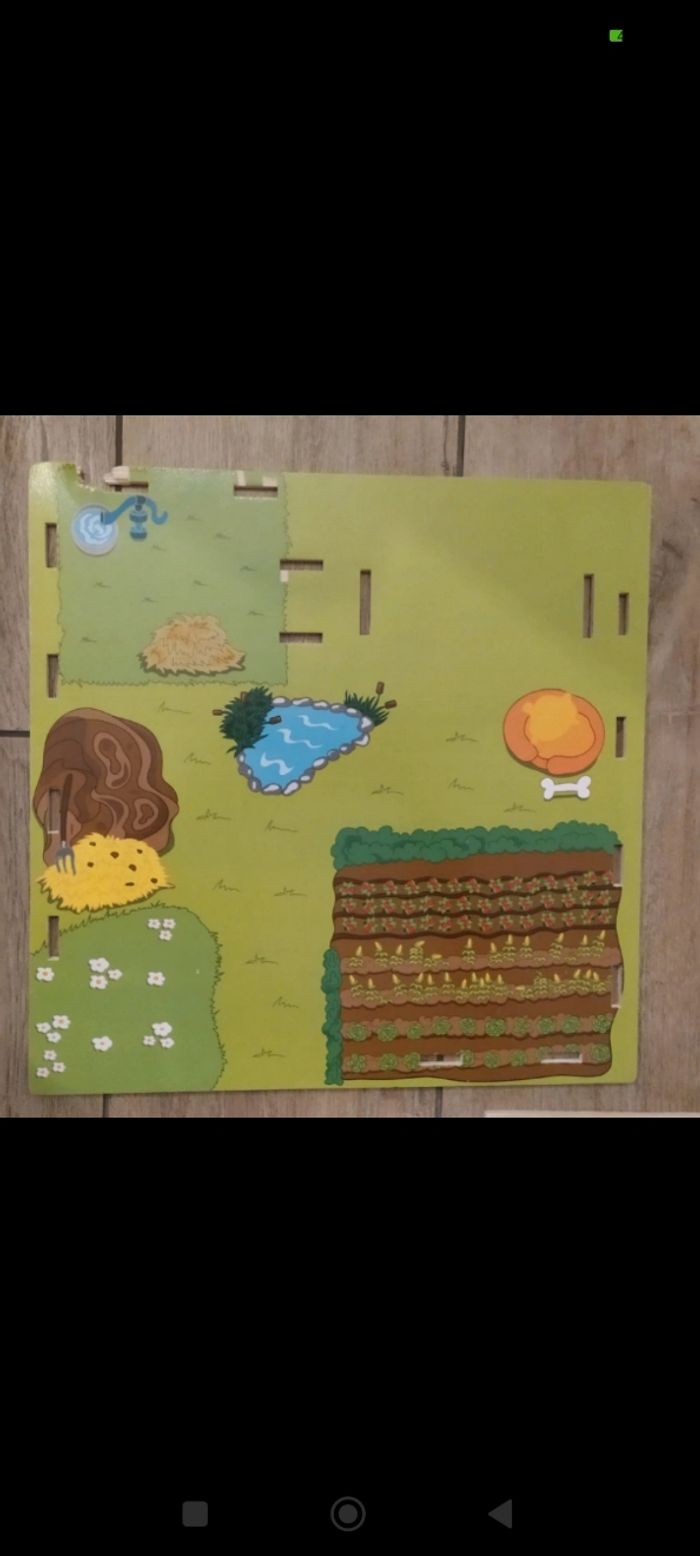 La ferme et ses animaux en bois - photo numéro 6