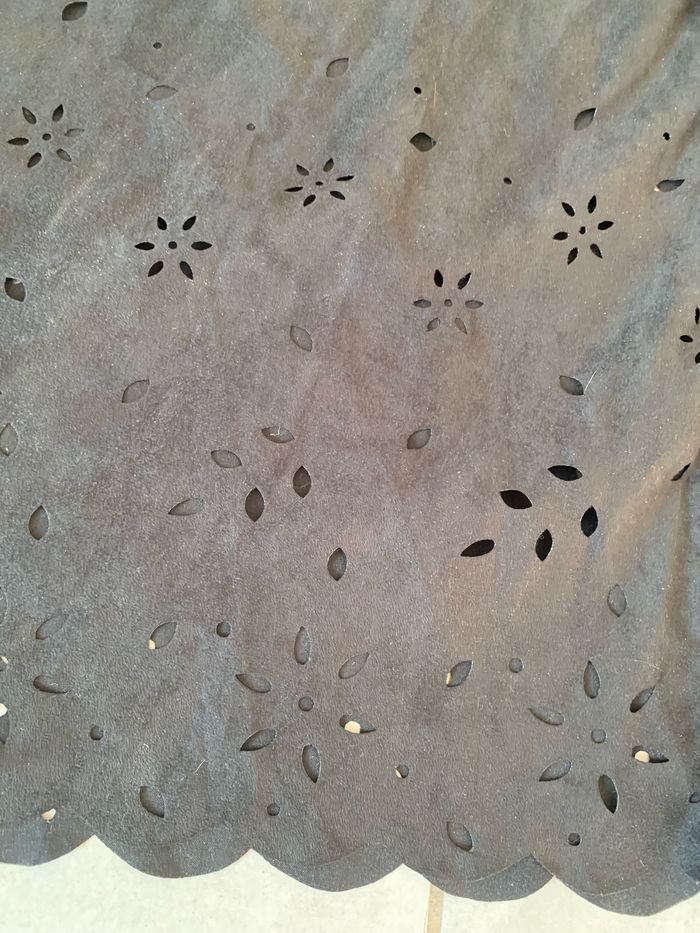 Veste noir aspect daim taille 44 - photo numéro 2