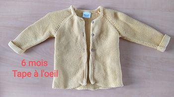 Gilet 6 mois Tape à l'oeil