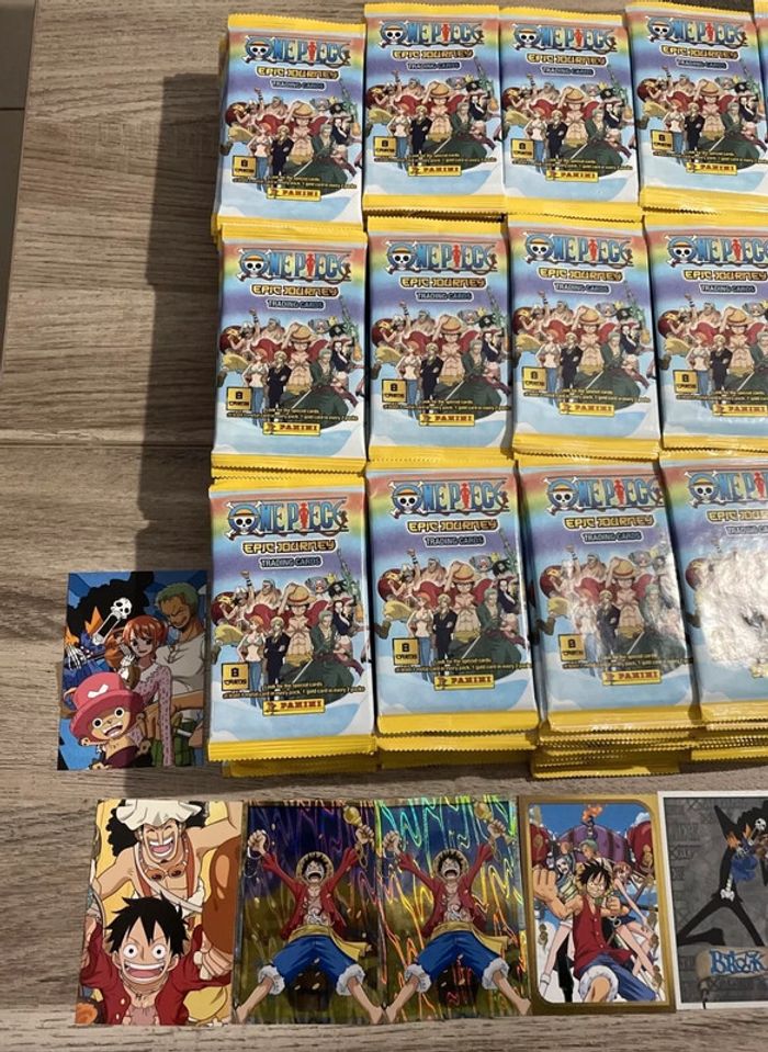Lot 216 Packs One Piece Epic Journey Trading Cards Panini Neuf - photo numéro 2