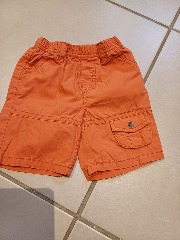 Short orange 6 mois Vert Baudet
