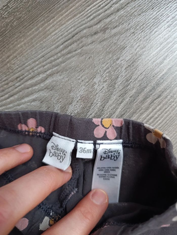 Lot de deux leggings fille Disney baby 36 mois - photo numéro 4