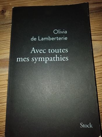 Livre avec toute mes sympathies