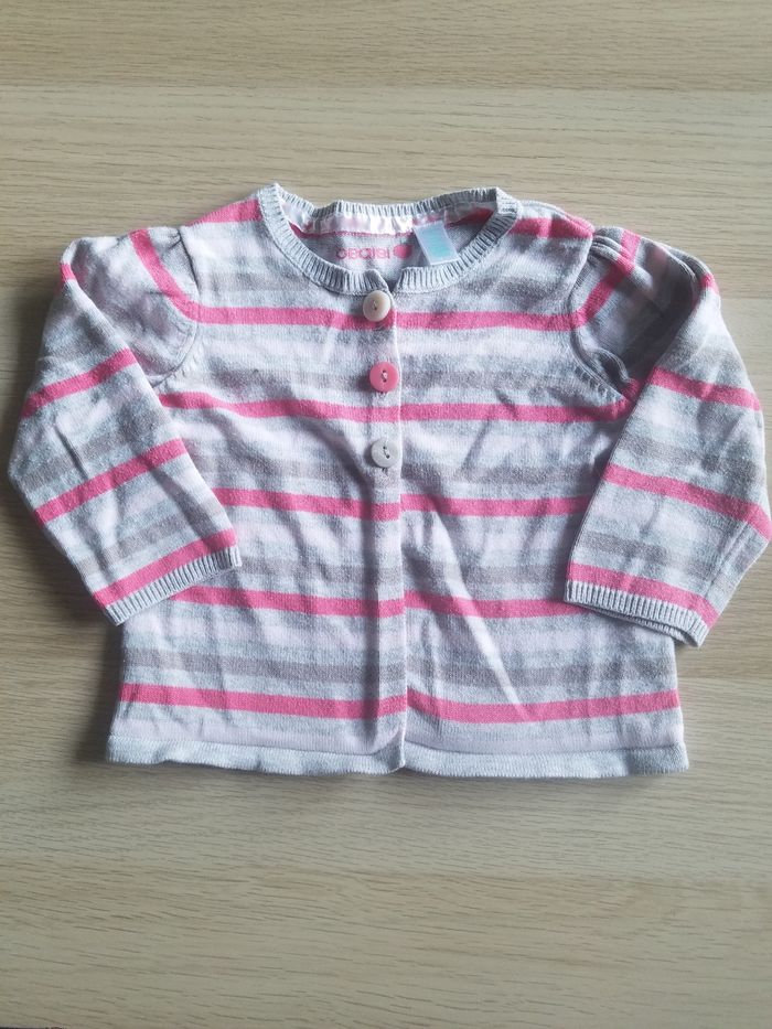 Gilet fille 12 mois Obaïbi