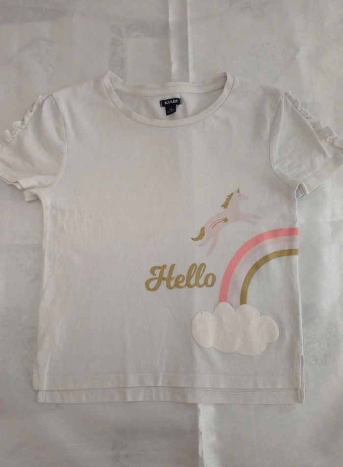 Tee-shirt blanc Kiabi