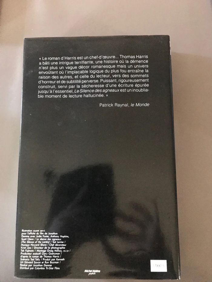 Livre Le silence des Agneaux - photo numéro 3