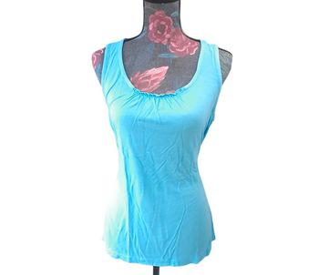 Débardeur bleu esprit XL