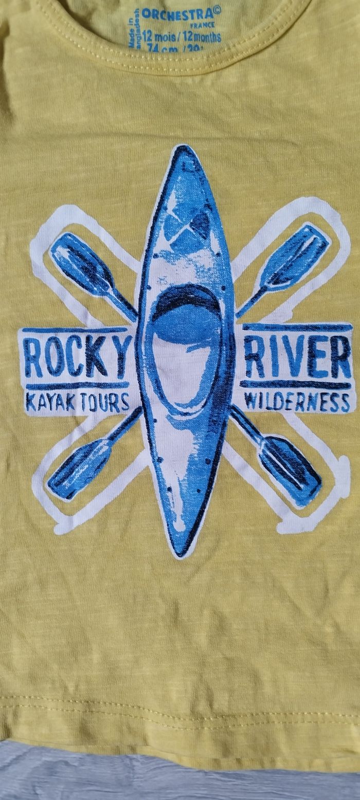 T-shirt MC garçon 12 mois orchestra - photo numéro 2