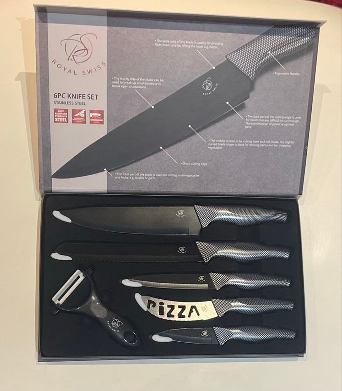 🔪 Set de couteaux Royal Swiss – 6 pièces (neuf) - photo numéro 3