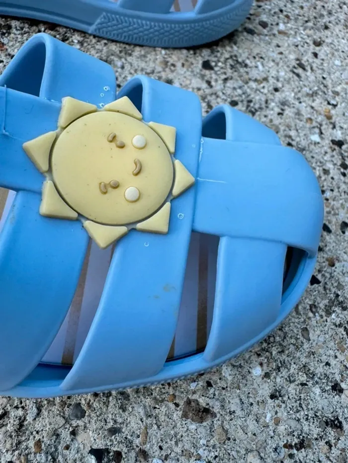 Sandales plastique || Sergent Major || bleu taille 26 - photo numéro 5