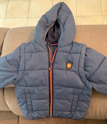 Blouson garçon manches détachables 2/3 ans