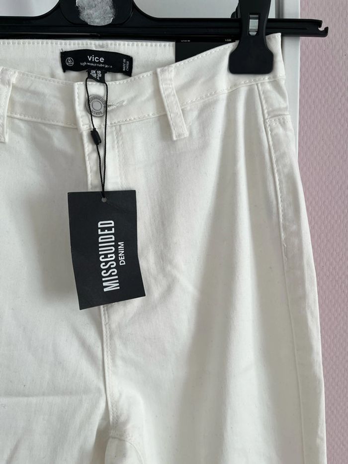 Jean skinny blanc - Miss Guided avec étiquette - photo numéro 2
