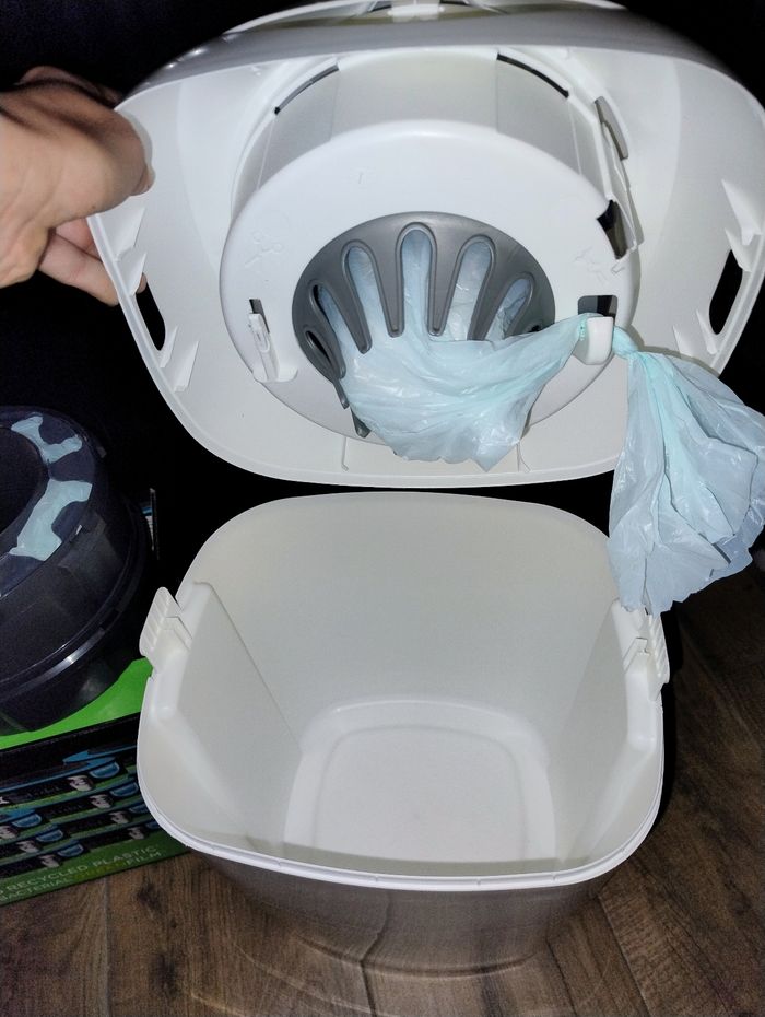 Poubelle de couches tommee tippee avec 10 recharges - photo numéro 3