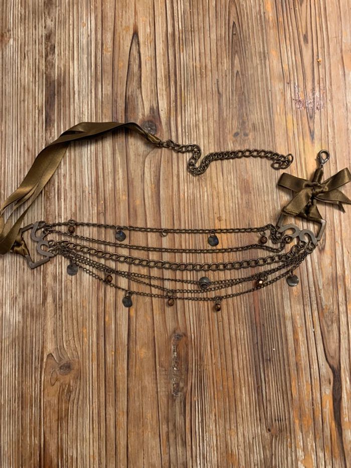 Ceinture bijou marron - photo numéro 6