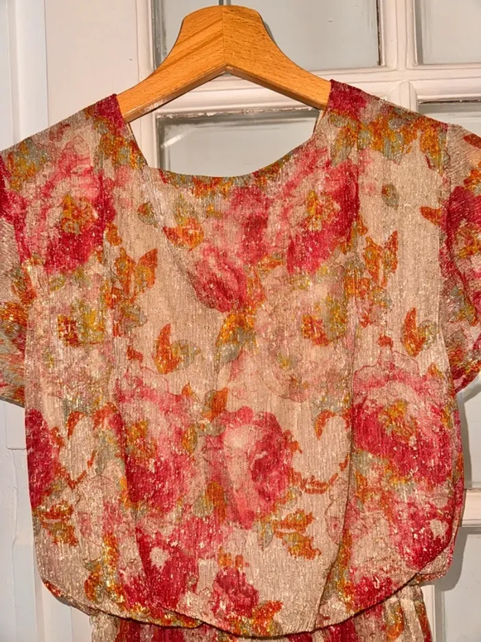 Robe vintage love  Taille unique Plus courte devant que derrière - photo numéro 7