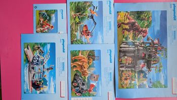 5 sets de playmobil dinosaures