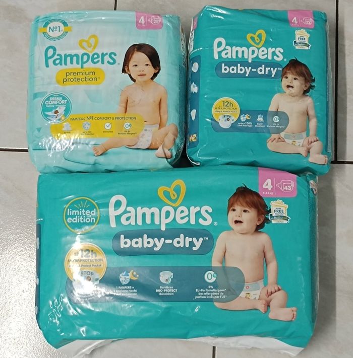 Couches pampers
