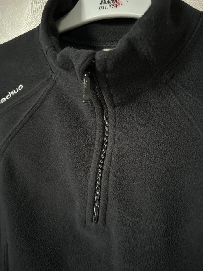 Pull camionneur polaire noir XS Quechua Novadry Decathlon