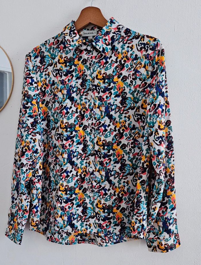 Chemisier à motifs multicolores - photo numéro 5