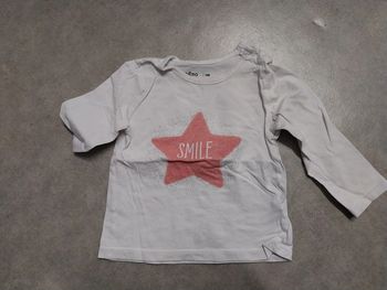 tee shirt manches longues fille 18 mois