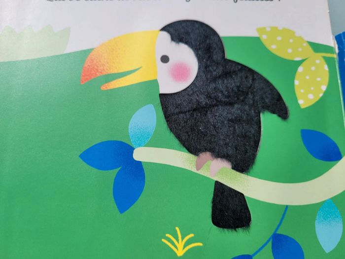 Livre à toucher Collection Petit-doux Fleurus 🐆 Cache-cache dans la jungle 🐊 72 - photo numéro 14