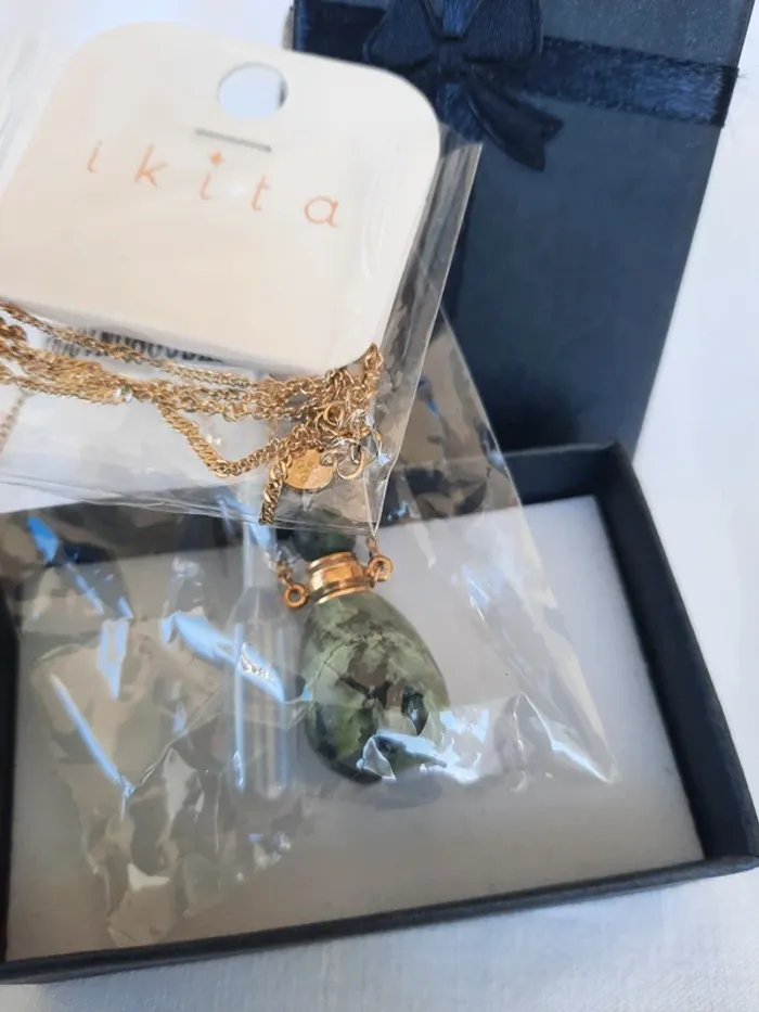Superbe sautoir porte parfum ikita neuf - photo numéro 2