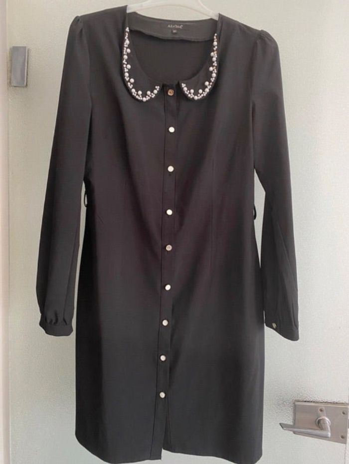 Robe chemise col Claudine