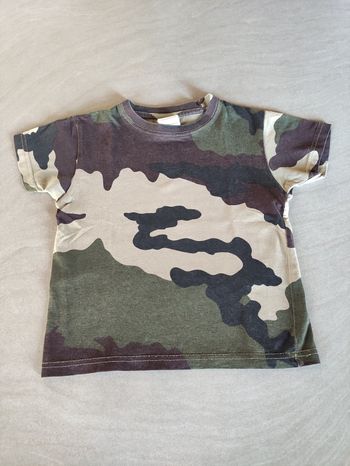 T-shirt camouflage 4 ans
