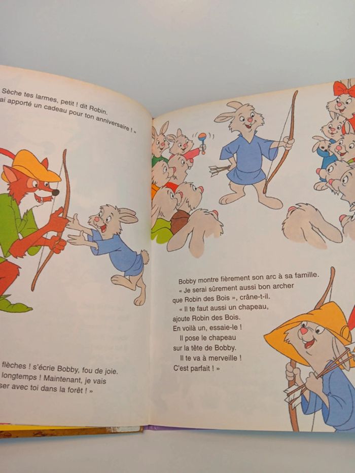Livre Disney mickey club du livre Robin des bois l'anniversaire de Bobby 1 - photo numéro 5