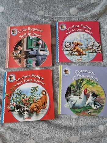 Lot de 4 livres martine raconte