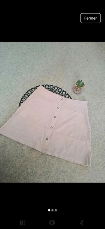 Jupe en daim Promod Taille 38