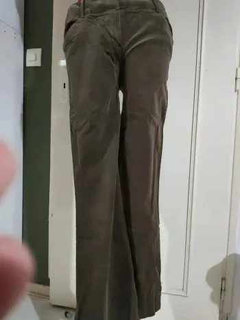Pantalon velours marron