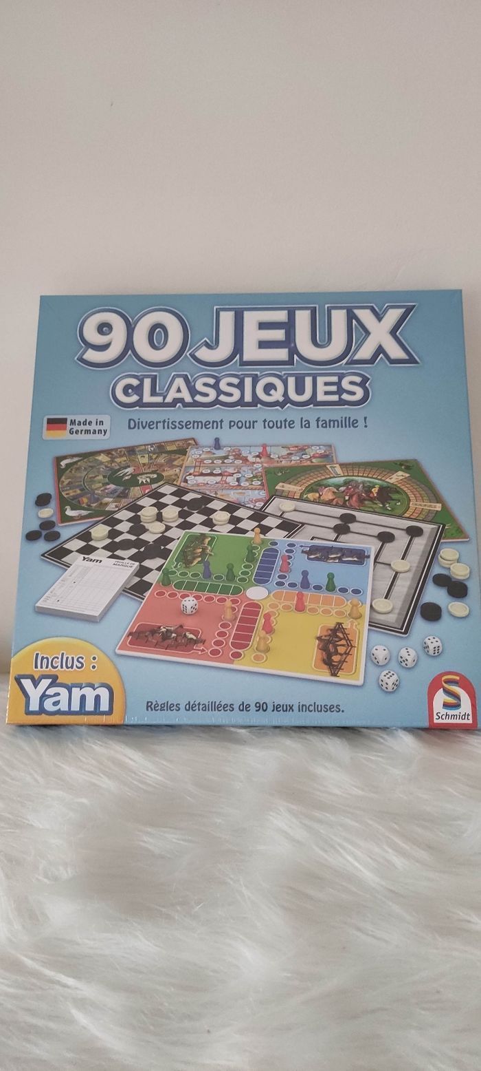 90 jeux classiques avec yams