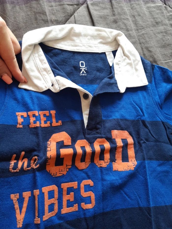 Polo okaidi 6ans garçon - photo numéro 2