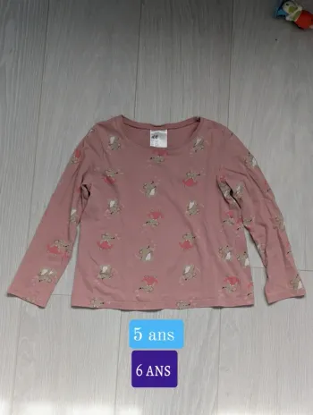 T-shirt manches longues h&M