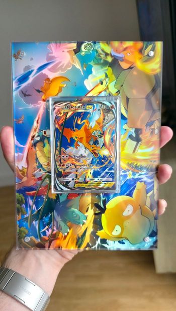 Carte Dracaufeu ex immersif avec cadre