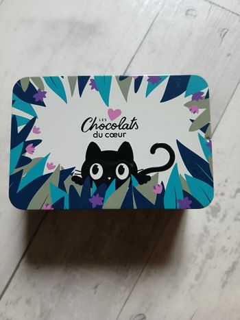 Boite chat les chocolats du coeur