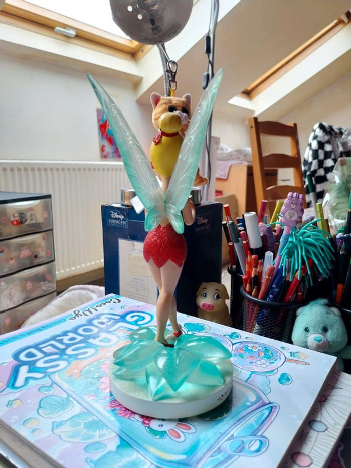 Figurine Disney disneyland Paris fée clochette rouge - photo numéro 3