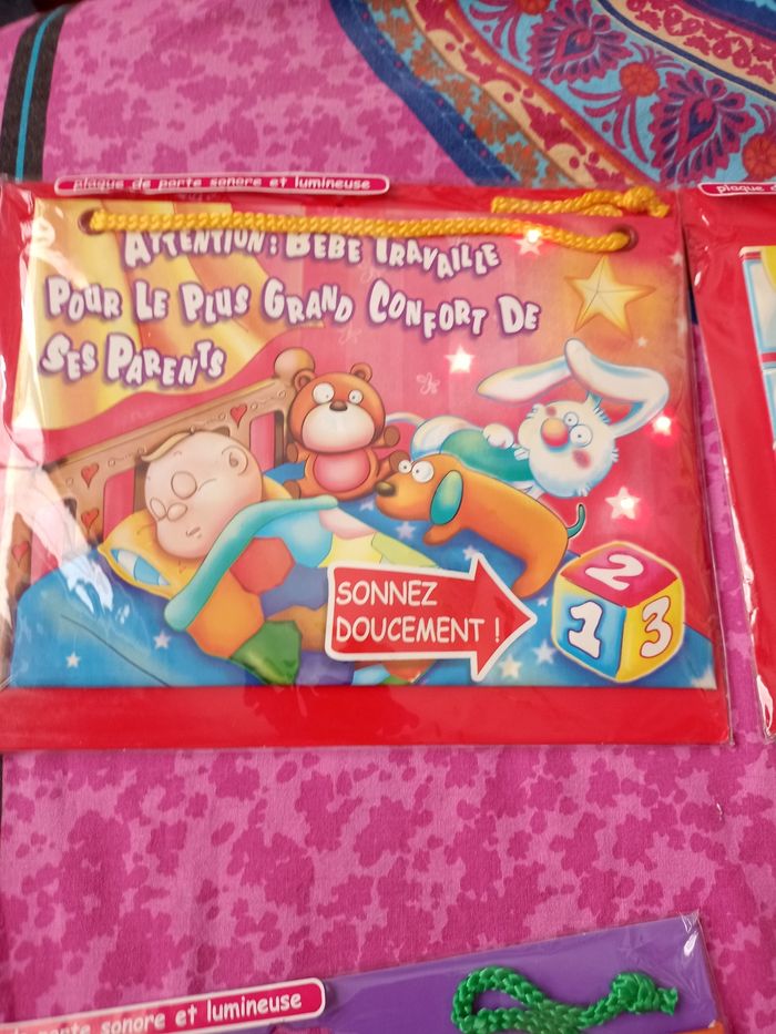 Plaque de porte sonore et lumineuse neuve - photo numéro 9