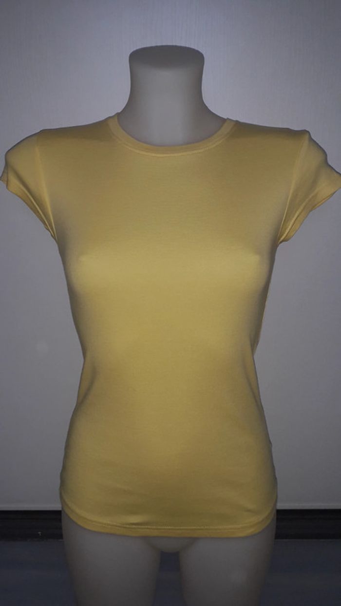 tee shirt jaune pimkie taille 38